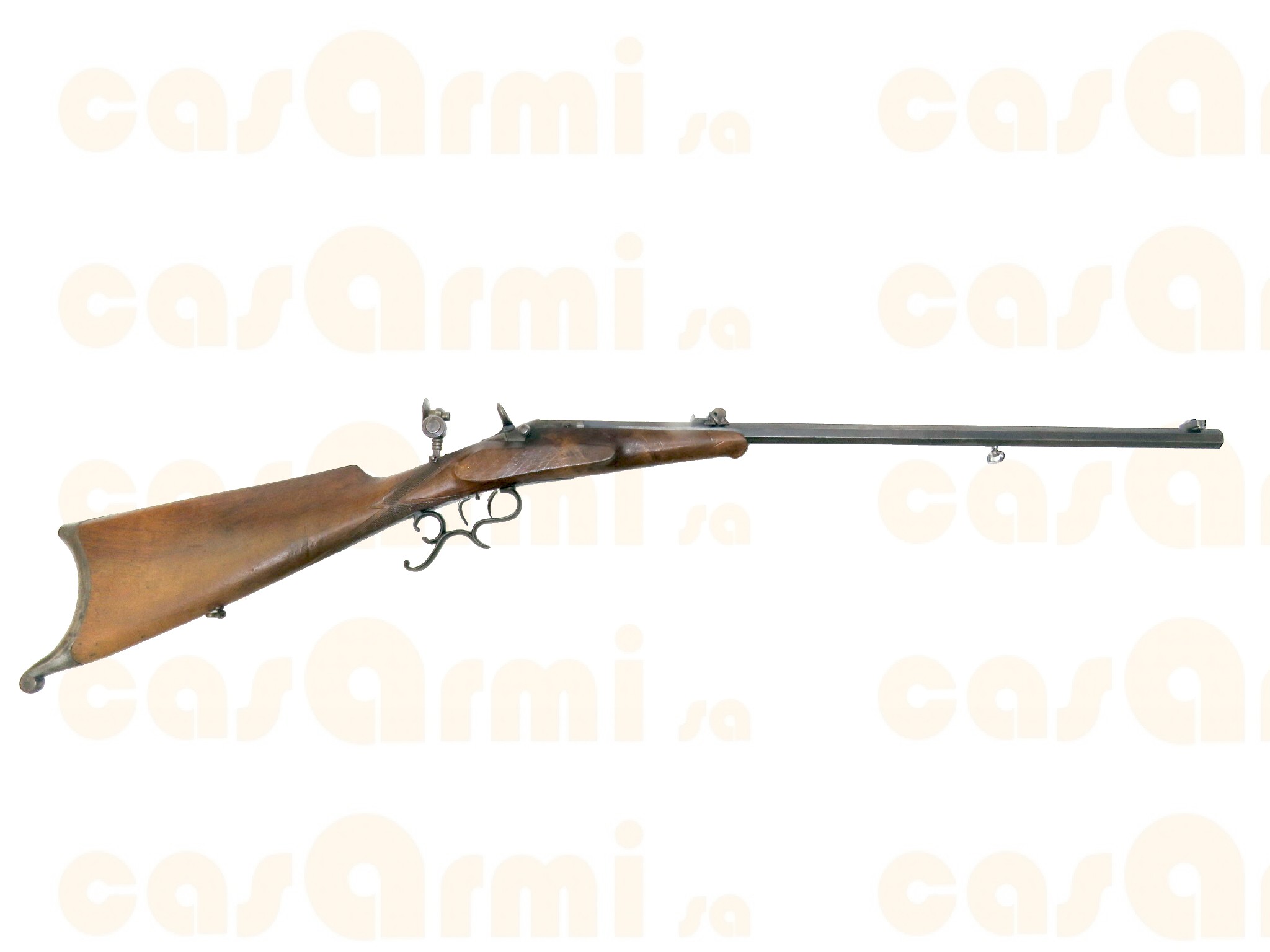 Warnant canna ottagonale, con diotra .22 long rifle